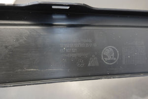 SKODA SCALA REAR BUMPER Lower Valance 2019 onwards Hatchback GENUINE 657807521