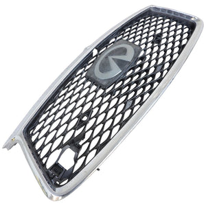 Infiniti Q60 front bumper upper centre grill 2016-2022 Genuine 62310 5CB0A