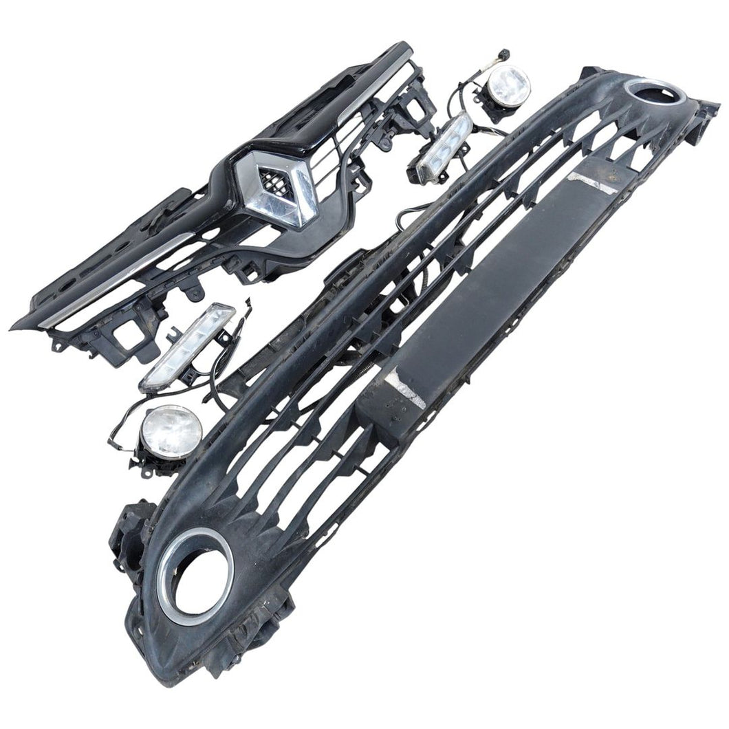 Renault Clio front bumper grill LED fog light set 2013-2016 Hatchback