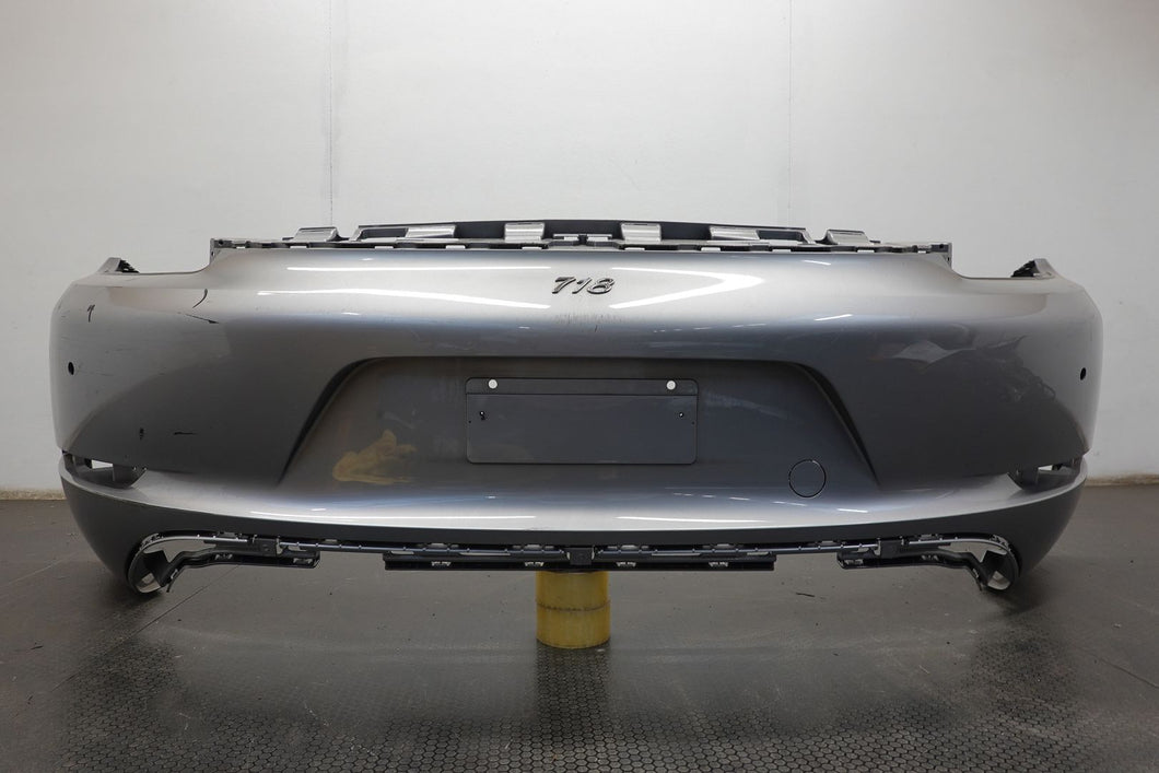 PORSCHE 718 BOXSTER CAYMAN REAR BUMPER 982 2016 onwards GENUINE pn 982807421FFF