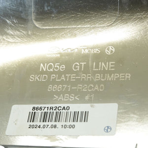 KIA SPORTAGE GT Line REAR BUMPER Trim 2021 onwards SUV GENUINE pn 86671-R2CA0