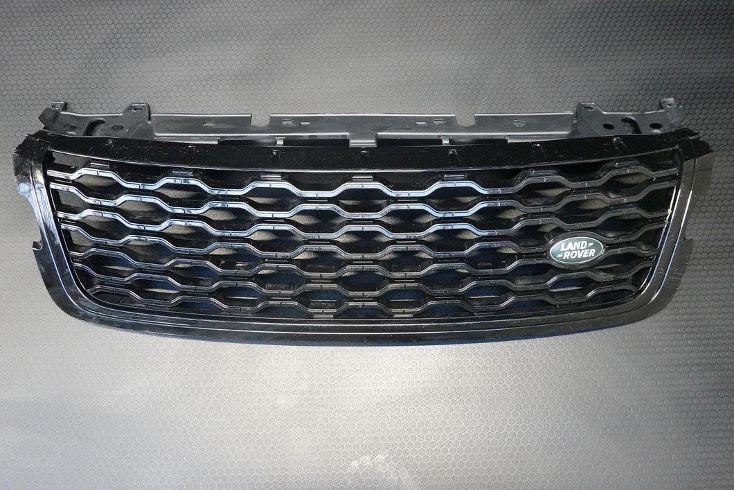 RANGE ROVER VELAR FRONT BUMPER Upper Grill 2017 on GENUINE pn J8A2-8C436