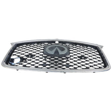 Load image into Gallery viewer, Infiniti Q60 front bumper upper centre grill 2016-2022 Genuine 62310 5CB0A
