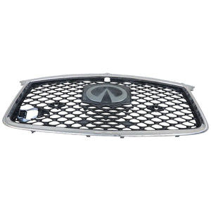 Infiniti Q60 front bumper upper centre grill 2016-2022 Genuine 62310 5CB0A