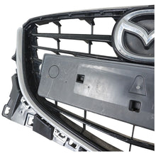 Load image into Gallery viewer, Mazda 3 front bumper centre chrome grill 2013 to 2015 Genuine pn BJE1-50712
