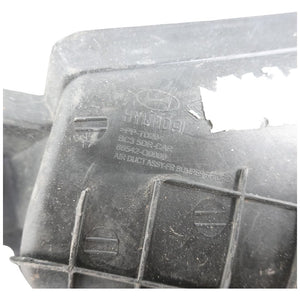 Hyundai I20 front bumper RH air guide 2020-2022 Hatchback Genuine 86542-Q0000