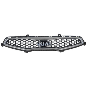 KIA PICANTO FRONT BUMPER Upper Grill 5dr 2011 to 2013 5 Door GENUINE 86351-1Y000