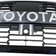 Load image into Gallery viewer, Toyota Hilux GR Sport front bumper upper grill 2021-2024 Genuine 53100-YY120
