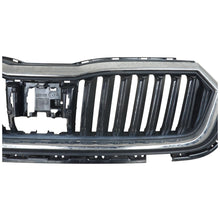 Load image into Gallery viewer, SKODA OCTAVIA FRONT BUMPER Upper Grill 2020 to 2023 Genuine 5E3807723
