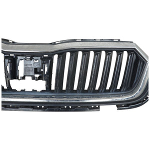 SKODA OCTAVIA FRONT BUMPER Upper Grill 2020 to 2023 Genuine 5E3807723