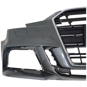 AUDI A3 S LINE FRONT BUMPER Saloon 2016 onwards GENUINE pn 8V5807437AB
