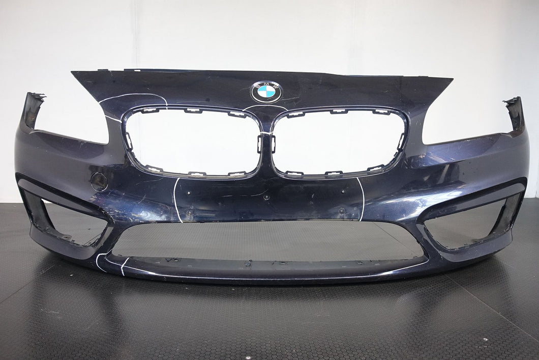 BMW 2 SERIES GRAN ACTIVE Tourer FRONT BUMPER F45 2015 on GENUINE pn 51117328677