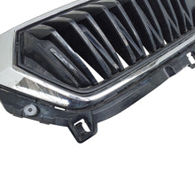Load image into Gallery viewer, Skoda Karoq Sportline front bumper upper grill 2022-2024 Genuine 57A853653G
