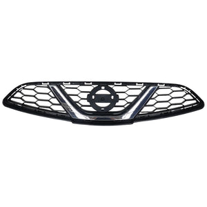 NISSAN MICRA K13 FRONT BUMPER Upper Centre Grill 2014 on GENUINE 62310-3HN0A