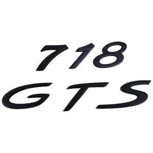 Porsche 718 GTS rear bumper badge emblem 982 2016-2020 Genuine used