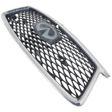 Load image into Gallery viewer, Infiniti Q60 front bumper upper centre grill 2016-2022 Genuine 62310 5CB0A
