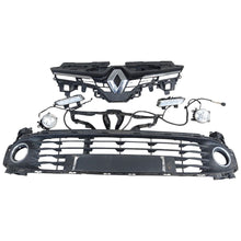 Load image into Gallery viewer, Renault Clio front bumper grill LED fog light set 2013-2016 Hatchback
