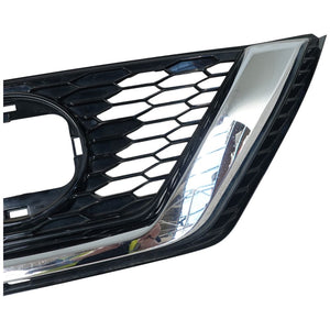 NISSAN QASHQAI FRONT BUMPER Upper Grill 2017 onwards GENUINE pn 62398 HV80A