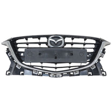Load image into Gallery viewer, Mazda 3 front bumper centre chrome grill 2013 to 2015 Genuine pn BJE1-50712
