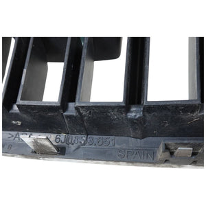 SEAT IBIZA FRONT BUMPER Upper Grill 2012 to 2016 Hatchback GENUINE pn 6J0853651